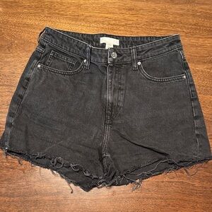 Women's Black Denim H&M Shorts